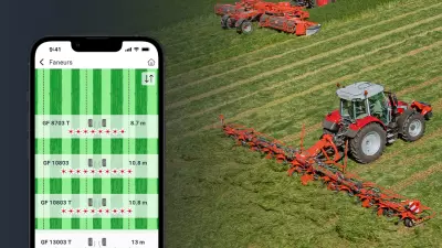 Application mobile d'aide au choix de faucheuse, faneur ou andaineur KUHN ForageExpert
