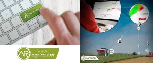 visuel de présentation de la plateforme universelle agrirouter